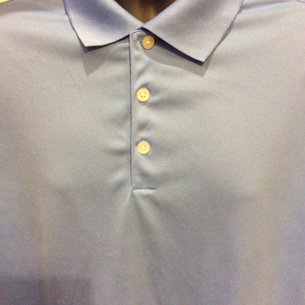 Nike Golf Dri Fit Polo Shirt Men Medium Light Blue - Picture 2 of 11